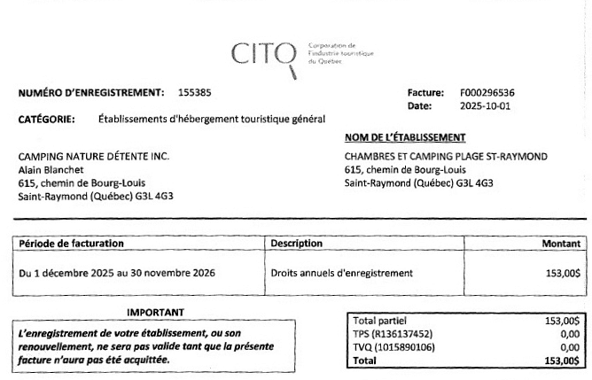 Logo Camping Plage St-Raymond